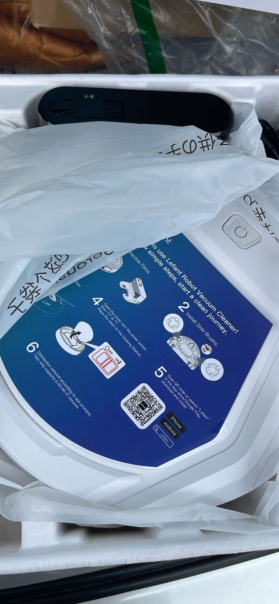 Lefant Robot Vacuum Cleaner, Tangle-Free, Strong Suction, Slim, Low Noise, Automatic Self-Charging, Wi-Fi/App/Alexa Control, Ideal for Pet Hair Hard F