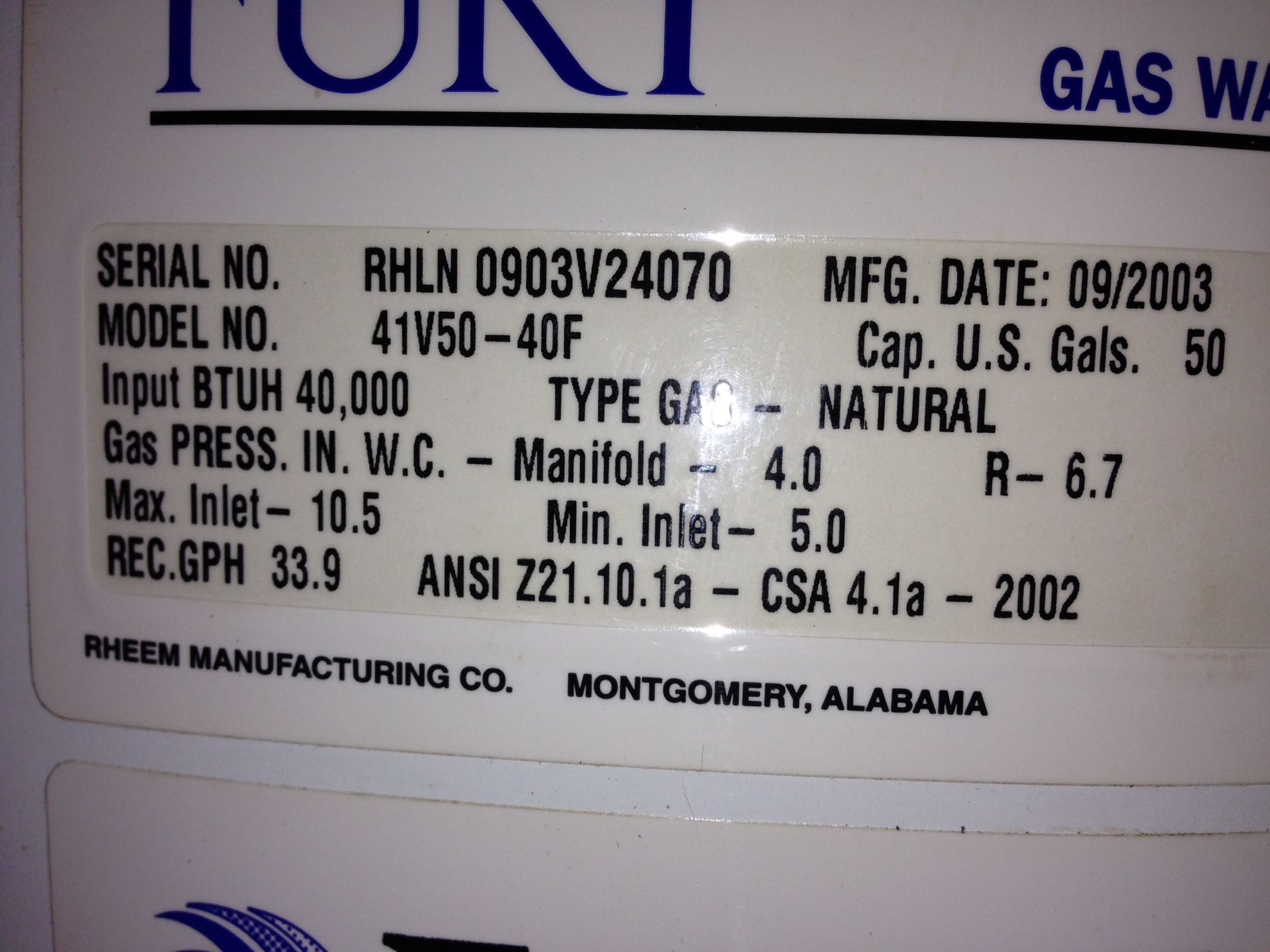 Water Heater for Sale in Kennesaw, GA - OfferUp