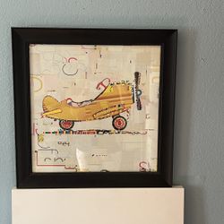 Classic Airplane Art For Kids Room