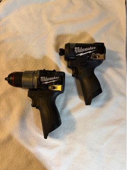 Milwaukee M12 Impact Driver &Hammer Drill (TOOL ONLY)