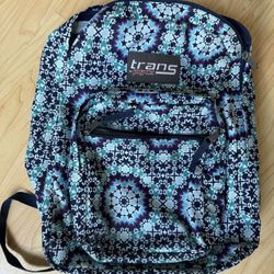 Trans by Jansport colorful and big size backpack.