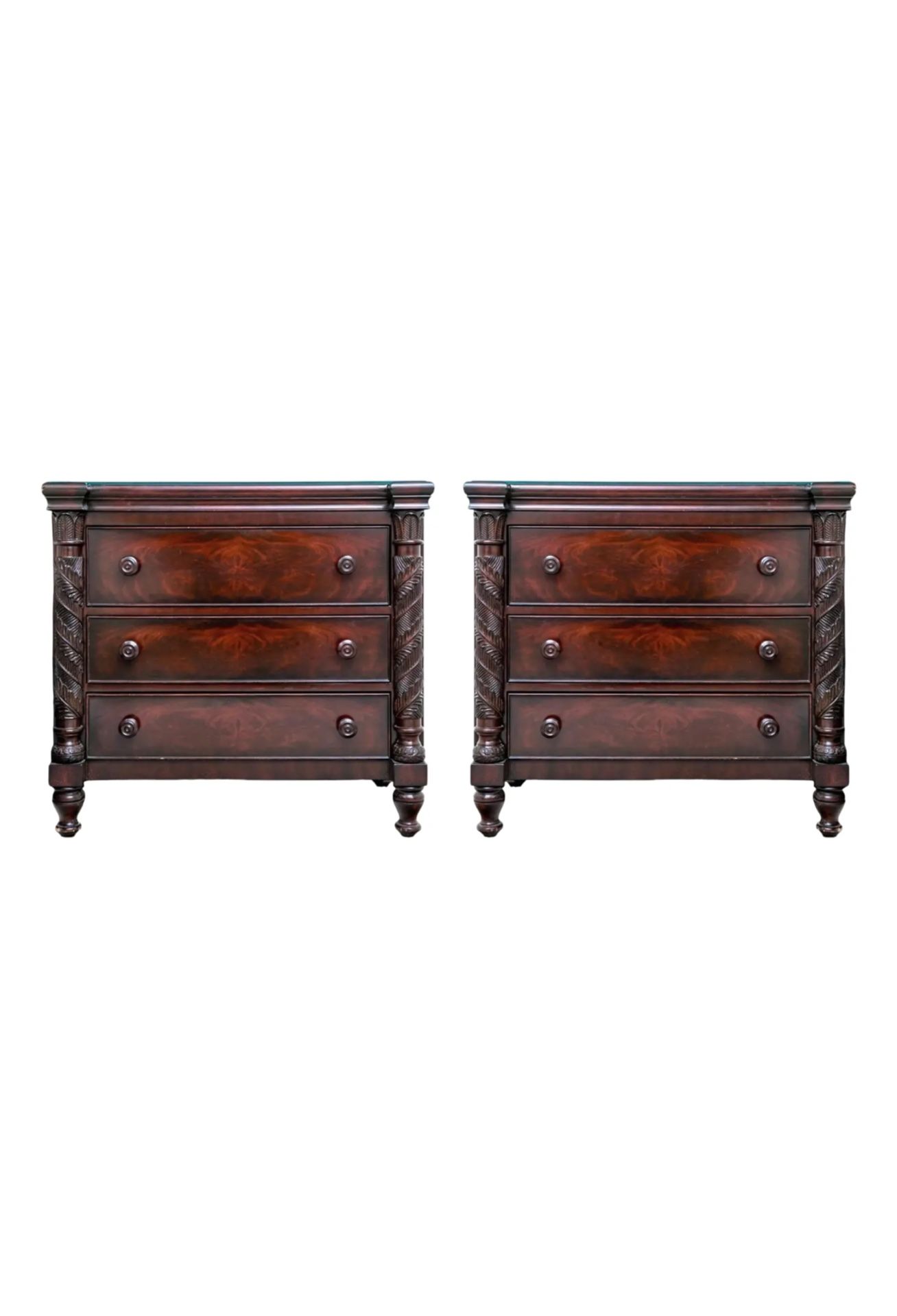 Ralph Lauren Safari Collection Mahogany chest of drawer/ nightstand