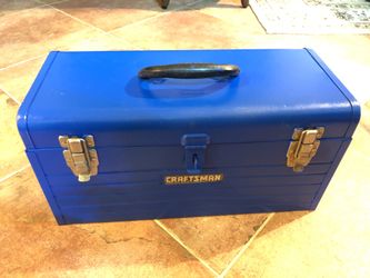 Craftsman Tool Box with Tray and Tools