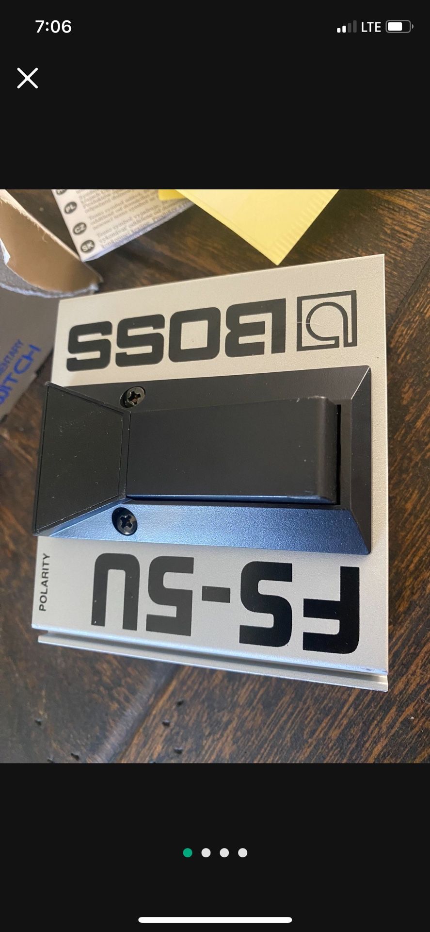 Boss FS5u and sidekick DI
