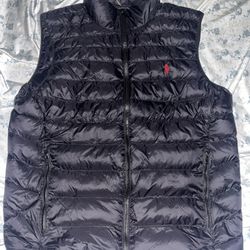 Navy Polo Vest