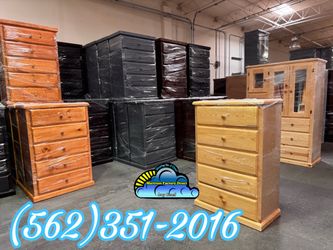 Five drawer dresser natural pinewood cajonera cómoda mueble