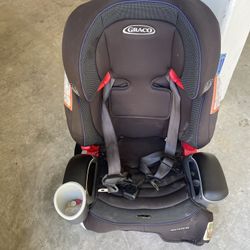 Car Seat And It’s Adjustable To boaster Seat Also Belt Is Adjustable