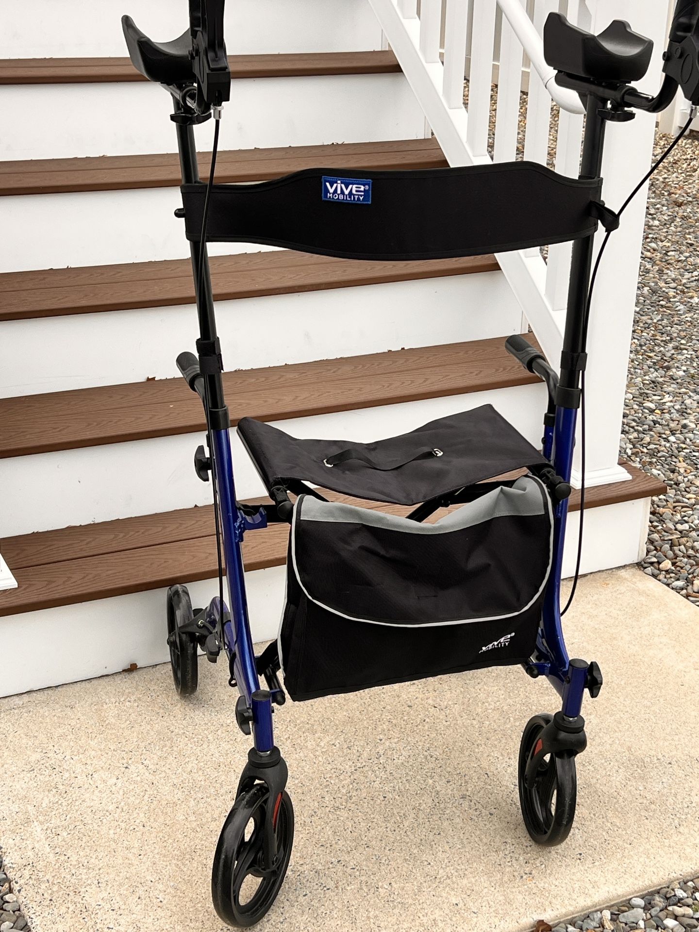 Vive Mobility Upright Walker with Seat Assistance