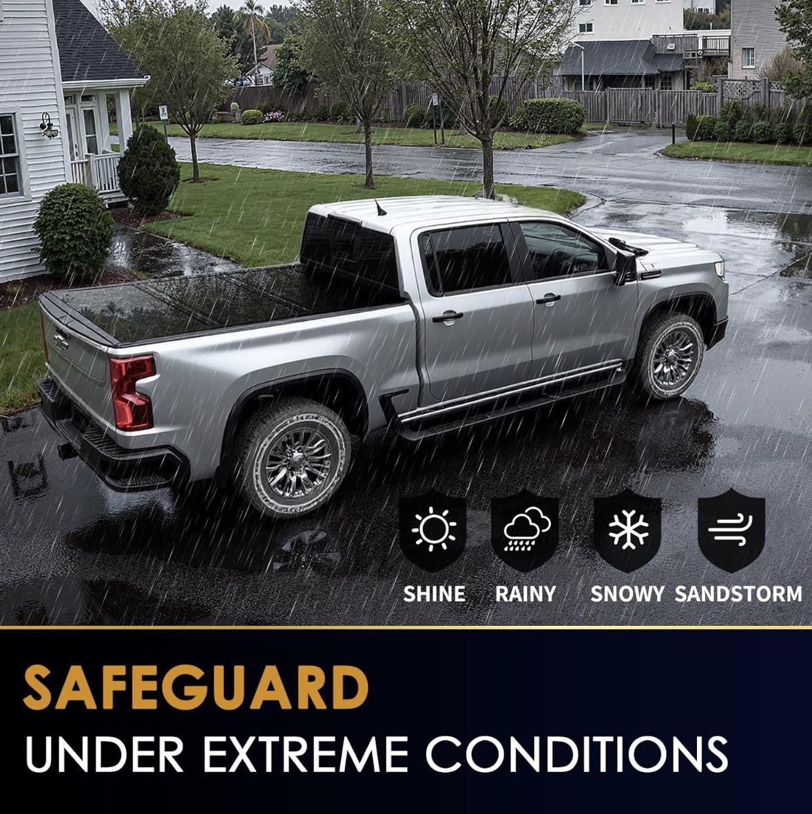 Dodge Ram 6'4Ft Bed Cover Hard Top Low Profile Year 2019-2025