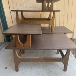 Coffee Table & 2 End Tables
