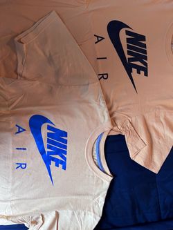 Nike Air Yellow/Black & Yellow/Blue T-Shirt Bundle Men’s Size Medium USED