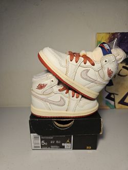 Size 5c - Kids Rare Air Sail Jordan 1's - $80