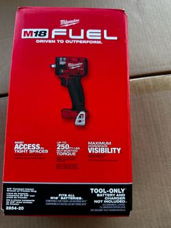 Milwaukee m18 3/8” compact impact