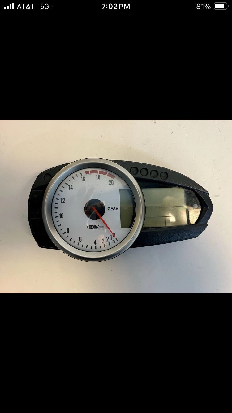 2007 2008 07 08 NINJA ZX6R SPEEDO SPEEDOMETER DISPLAY GAUGE CLOCK CLUSTER TACH