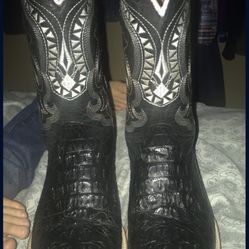 Black Leather Boots