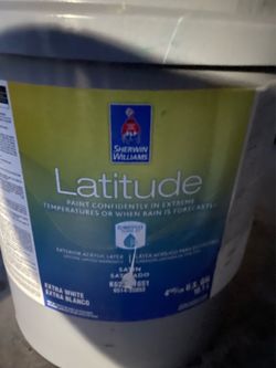 Exterior Satin Sage Green Paint. #2860 Sage. 5 Gallons.