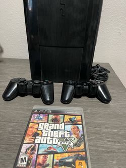 PS3 Console Bundle with 2 Controllers and GTA V