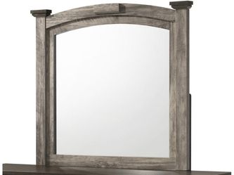Ella-Mae Gray/Brown Dresser Top Mirror
