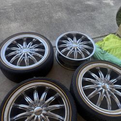 Rims/Tire Vogues 18”