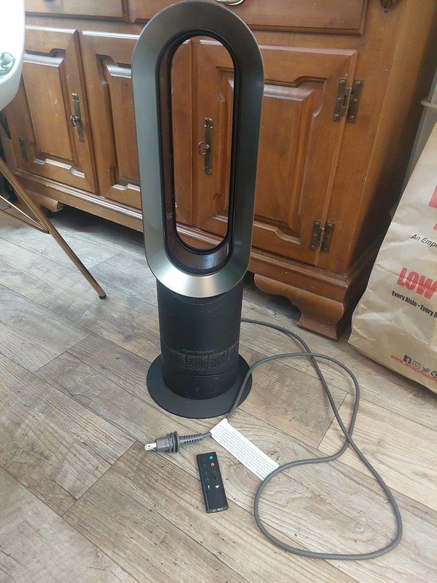 Dyson Hot+Coolâ„¢ Jet Focus fan heater AM09 (Satin Black/Nickel)