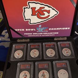 Kansas City Chiefs Super Bowl LVII Proof Dollar Collection