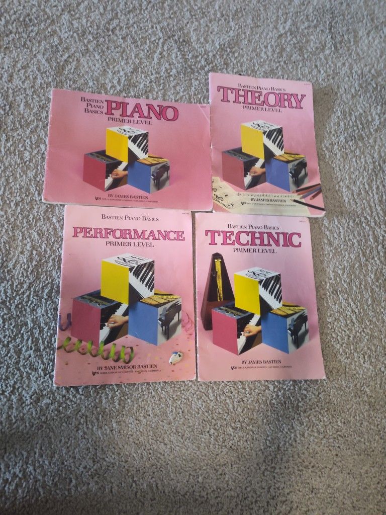 Bastien Piano Basics Primer Level Learning Set by Bastien - Lesson, Theory, Performance, Technique & Artistry Books & Juliet Music Piano Keys 88/61/54