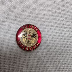 Antique Austria Osterreich Enamel Pin