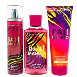 Bath & Body Works Bali Mango Set Of 3