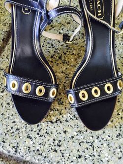 Coach heels women's size 7