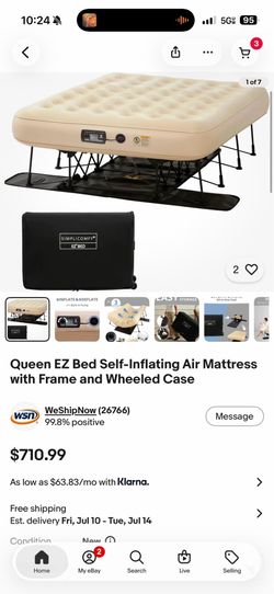 Front gate air mattress