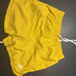 Nike Yellow Shorts
