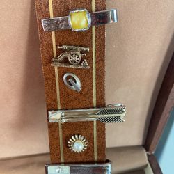 Vintage Tie Pins And Clips 