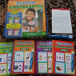 Quiz It Pen Kids Children's Educational Learning Kindergarten W Box