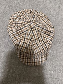Houndstooth Newsboy Cap