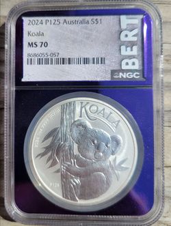 2024 Australia 1oz Silver Koala NGC MS70
