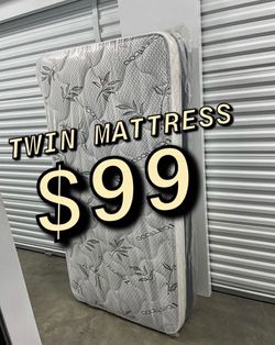 New twin mattress only $100