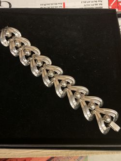Silver Braclet 8” inch New never used