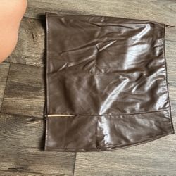 Brown Pencil Skirt 