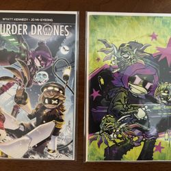 Murder Drones #1 Cover A & F 1:20 Krooked Glasses Virgin - First Prints NM+