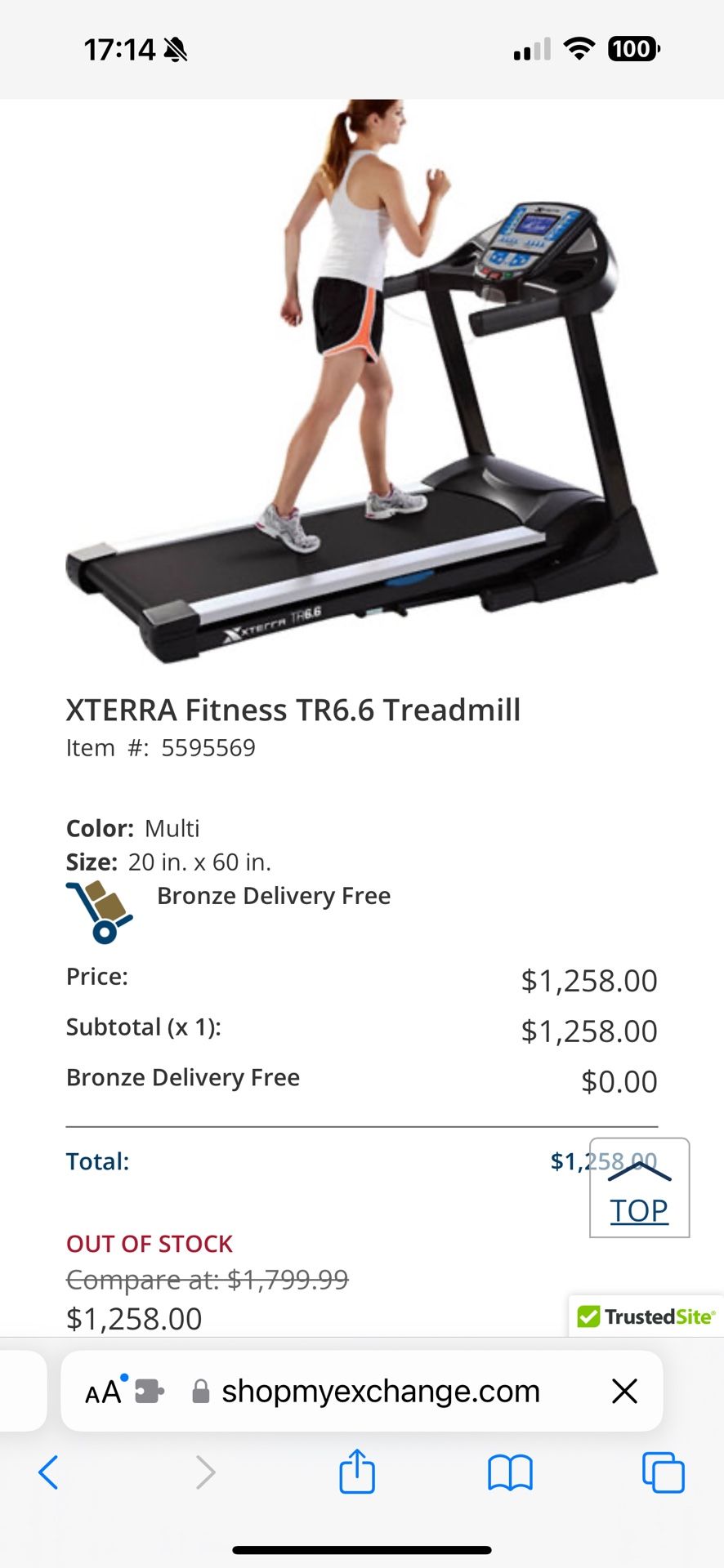 Xterra Treadmill