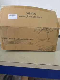 COMAX-  Bean Bag chair bed for kids- 29.5"dx29.5:wx18.5"h