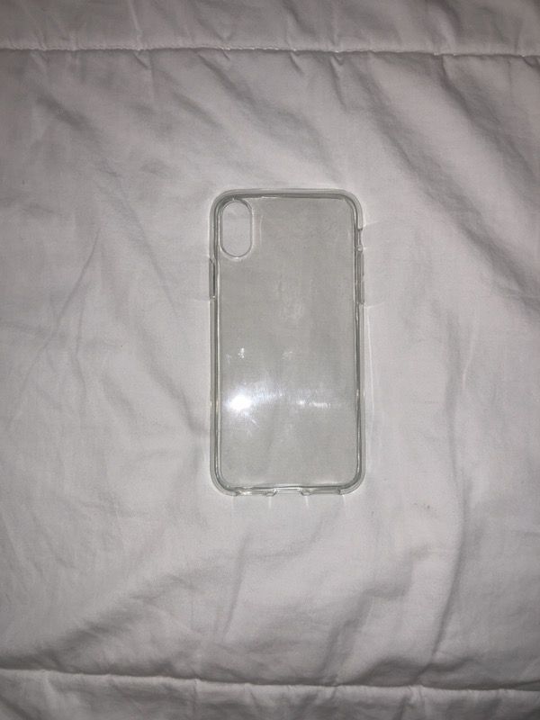 iPhone X case - clear silicone