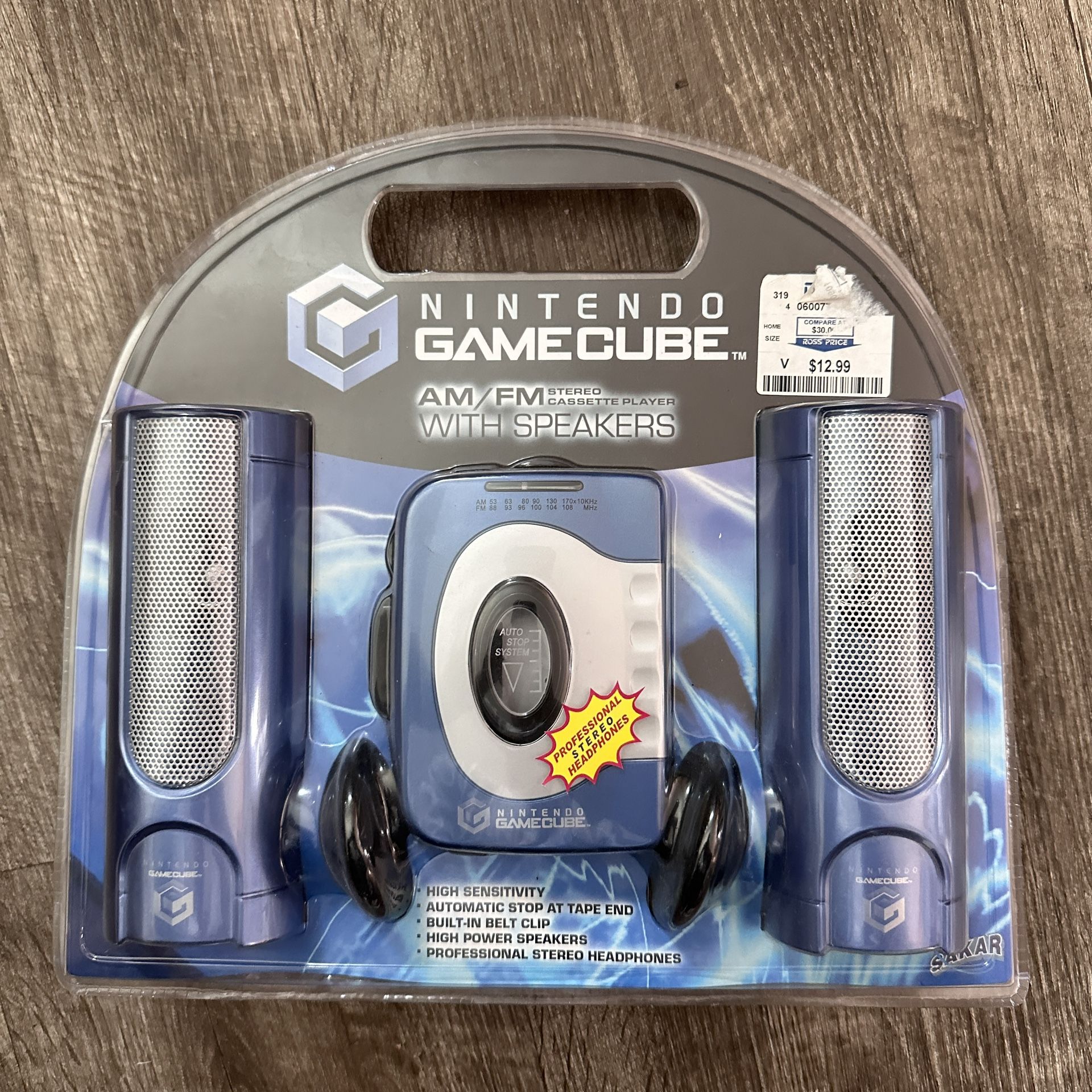 SEALED License Nintendo GameCube Cassette Player With Speakers AM/FM Radio