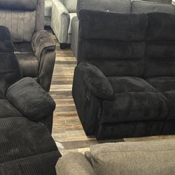 Sofa Recliner + Chair Recliner / Glider. 