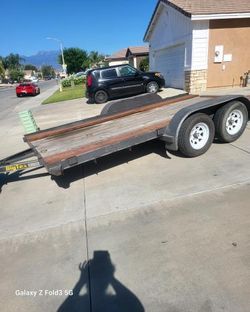 Auto towing trailer