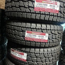LT265/70/18 Landspider All Terrain Tires EACH TIRE $145/ CADA LLANTA- INSTALLED AND BALANCING