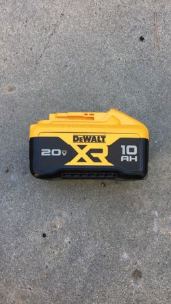 DeWalt 20v XR. 10 ah battery 80$