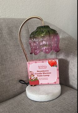 PINK STRAWBERRY SHORTCAKE CANDLE WARMER LAMp,