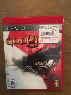 Sony PlayStation ps3 god of war 3