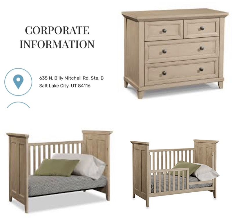 Toddler Bed & Dresser Set – Excellent Condition, $350